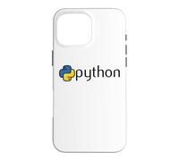 Carcasa para iPhone 16 Pro MAX Nerd Python Programador de Computadoras Programa Geek Profesor de Matemáticas