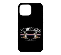 Carcasa para iPhone 16 Pro MAX Netherlands Black-Tailed Godwit Vintage Dutch Souvenir