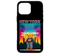 Carcasa para iPhone 16 Pro MAX New York City NY Teddy Bear - Urban Bear with American Style