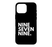 Carcasa para iPhone 16 Pro MAX Nine Seven Nine Código de Área 979 College Station TX Texas EE.UU