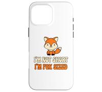 Carcasa para iPhone 16 Pro MAX No Soy Corto, Soy Zorro, Gente Baja, Broma, Persona Corta,