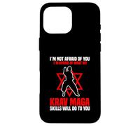 Carcasa para iPhone 16 Pro MAX No Tengo Miedo de ti Krav Maga Habilidades Artes Marciales