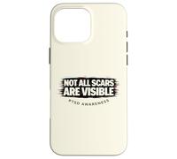 Carcasa para iPhone 16 Pro MAX No Todas Las Cicatrices Son visibles Conciencia sobre el TEPT Fallo Invisible