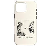 Carcasa para iPhone 16 Pro MAX No Touchy Funny Cat Miguel Ángel Creación de Adán