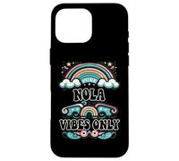 Carcasa para iPhone 16 Pro MAX NOLA Vibes Only Cute Retro Girls NOLA Name
