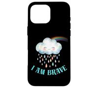 Carcasa para iPhone 16 Pro MAX Nube Lindo Regalo para Bravery I'm Brave