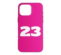 Carcasa para iPhone 16 Pro MAX Número 23 Twenty-Three Sports Team Back Print Matching