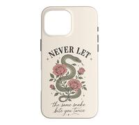 Carcasa para iPhone 16 Pro MAX Nunca Dejes Que la Misma Serpiente te muerda Dos Veces Serpent Rose