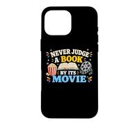 Carcasa para iPhone 16 Pro MAX Nunca juzgues un Libro Película Lectura Humor