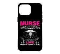 Carcasa para iPhone 16 Pro MAX Nurse Isn'T About How Much I Can Do Nurses Loves
