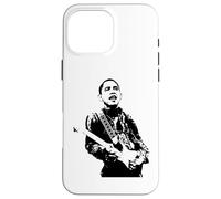 Carcasa para iPhone 16 Pro MAX Obama Rock Guitar Demócrata Barack Obama Presidente Estadounidense
