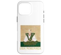 Carcasa para iPhone 16 Pro MAX Oda Nobunaga Guerrero histórico japonés Arte Ukiyo-e