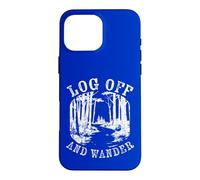 Carcasa para iPhone 16 Pro MAX Off The Grid Desenchufe Senderismo Camping Cerrar sesión y pasear