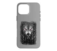 Carcasa para iPhone 16 Pro MAX Oficial Spiral Forest Wolf Gothic Fantasy