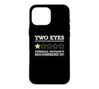 Carcasa para iPhone 16 Pro MAX Ojo de Cristal de prótesis de Ojo Medio Ciego Divertido