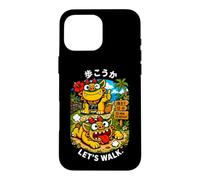 Carcasa para iPhone 16 Pro MAX Okinawa japonés Shisa Beach Path Kawaii Kanji Souvenir
