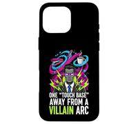 Carcasa para iPhone 16 Pro MAX One Touch Base Away from A Villain ARC Funny Office Humor