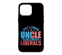 Carcasa para iPhone 16 Pro MAX Orgulloso tío Conservador Anti-Liberal