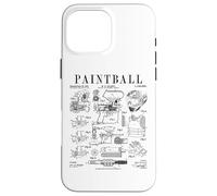 Carcasa para iPhone 16 Pro MAX Paintball Paintball Paintballer Vintage Patente Print