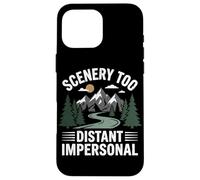 Carcasa para iPhone 16 Pro MAX Paisaje Demasiado Distante Impersonal Senderos Montaña Bosque