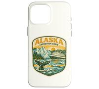 Carcasa para iPhone 16 Pro MAX Parche para la tripulación de la expedición de Alaska Que Coincide con el Crucero Familiar por