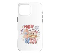 Carcasa para iPhone 16 Pro MAX Party In The USA 4th of July Patriotic Happy 4th of July