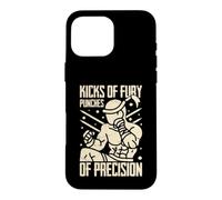 Carcasa para iPhone 16 Pro MAX Patadas de Furia Golpes de Precisión Muay Thai