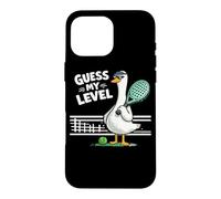 Carcasa para iPhone 16 Pro MAX Pato Gracioso De Pádel: Adivina Mi Nivel De Pádel