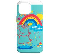 Carcasa para iPhone 16 Pro MAX Peppa Pig Rainbow