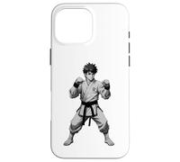 Carcasa para iPhone 16 Pro MAX Personaje De Karate De Anime Japonés