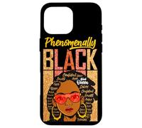 Carcasa para iPhone 16 Pro MAX Phenomenally Black Girl Magic Melanin Love Mujeres Niñas Mamá