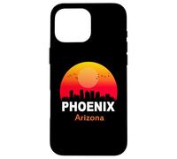 Carcasa para iPhone 16 Pro MAX Phoenix Arizona Vintage Sunset Retro City State USA