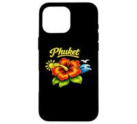Carcasa para iPhone 16 Pro MAX Phuket Tailandia Tropical Beach Flower Design