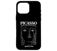 Carcasa para iPhone 16 Pro MAX Picasso Art Sketch Cabeza De Una Chica PAPL2449