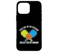 Carcasa para iPhone 16 Pro MAX Pickleball Stay out of My Kitchen Unless Youre Dinking