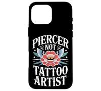 Carcasa para iPhone 16 Pro MAX Piercer Not Tattoo Artist perforación del Cuerpo -