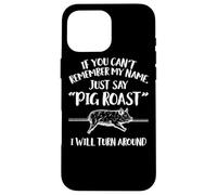 Carcasa para iPhone 16 Pro MAX Pig Roast Apparel - Divertido diseño de los Mejores Amantes de los asados
