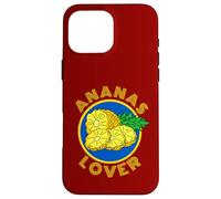 Carcasa para iPhone 16 Pro MAX PIÑA Lover Fruit Sol Veggie Desierto VEGETARIO Amarillo