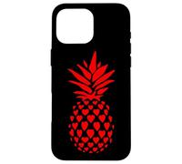 Carcasa para iPhone 16 Pro MAX Pineapple Red Hearts Funny Valentines Women Men Adult