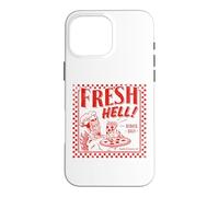 Carcasa para iPhone 16 Pro MAX Pizza Satan Fresh Hell Satan Occult Satanic Lucifer