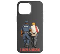 Carcasa para iPhone 16 Pro MAX Policía Anti Trump arresta sueño de protesta política