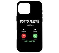 Carcasa para iPhone 16 Pro MAX Porto Alegre está Llamando y Debo IR a Brasil de Viaje