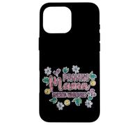 Carcasa para iPhone 16 Pro MAX Praying Mama Raising Warriors Faith Maternidad Madre -
