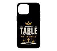 Carcasa para iPhone 16 Pro MAX Prepara una Mesa Delante de mis Enemigos Salmo 23:5