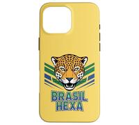 Carcasa para iPhone 16 Pro MAX Pride Brasil Selecao Home Cheer Country Flag Spirit Game Day