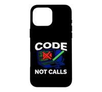 Carcasa para iPhone 16 Pro MAX Programmer Code Not Calls Introvert Developer