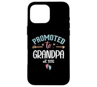 Carcasa para iPhone 16 Pro MAX Promoted to Grandpa EST 2026 Soon to Be Grandpa New Grandad