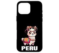 Carcasa para iPhone 16 Pro MAX Proud Peruvian Llama Parade: Cultural Peru Pride Souvenir