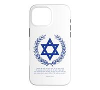 Carcasa para iPhone 16 Pro MAX Psalms 122:6-9 Star of David Israel Bible Verse Hindi