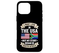 Carcasa para iPhone 16 Pro MAX Puede Que Viva en Estados Unidos, Pero mi Historia comenzó en Sudáfrica